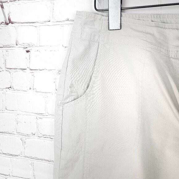 J. Jill Gray Cotton Stretch Bermuda Lightweight Summer Cropped Pants Women's 16 - Picture 4 of 8